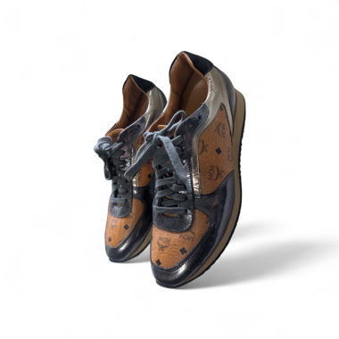 Baskets MCM en cuir Made in Italy