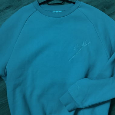Turquoise Saint Sweatshirt Size M