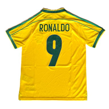 Maillot de football Nike rétro Brésil Ronaldo 9 - M