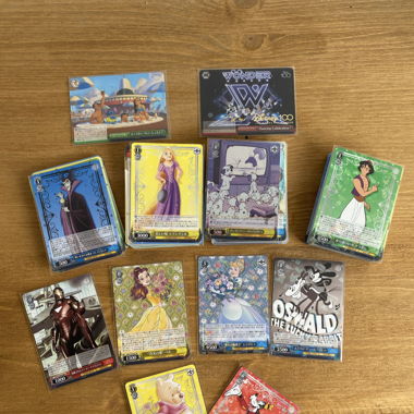 Circa 146 Carte Weiss Schwarz Disney 100