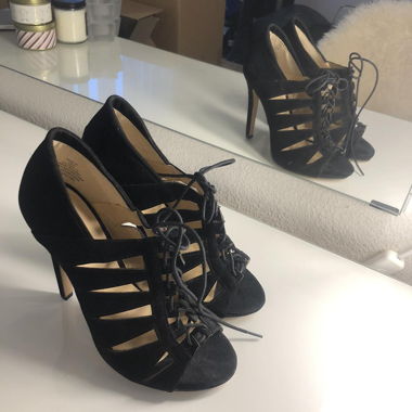 H&M Black Laced High Heels