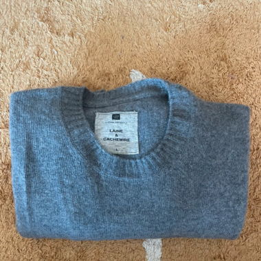 Pull laine et cashmere gris LDB