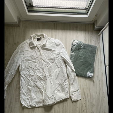 2x chemises pour homme, M, blanc&vert comme neuf! ASOS