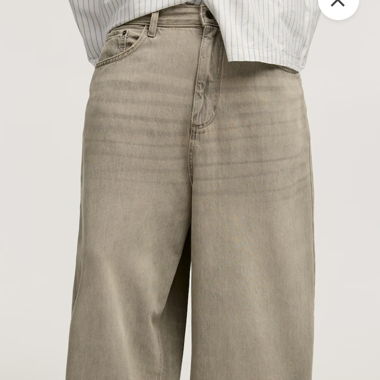 PULL&BEAR SUPER BAGGY WASHED FINISH JEANS