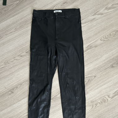 Hose - Leder-Leggings