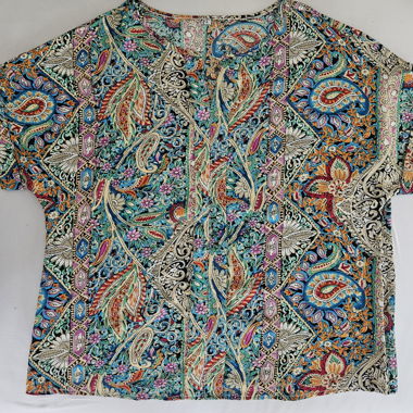 Buntes Paisley-Shirt/ Bluse