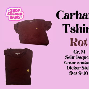 Carhartt Tshirt dunkelrot