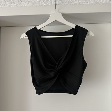 Black Crop Top