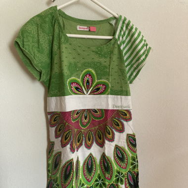 Robe verte fille