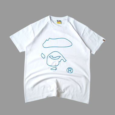 BAPE Ape Face Tee 'White' (S)