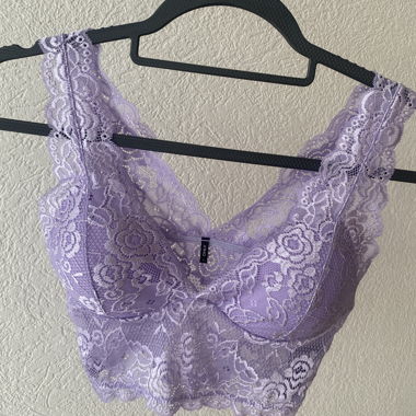 Lilac Lace Bralette by ONLY