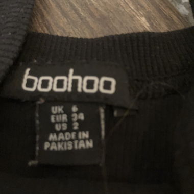 Top nero Boohoo Gr. 34