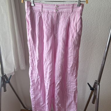 Pantaloni di Tessuto Rosa per l'Estate