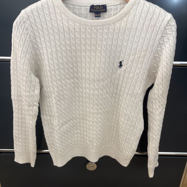 Pull polo blanc