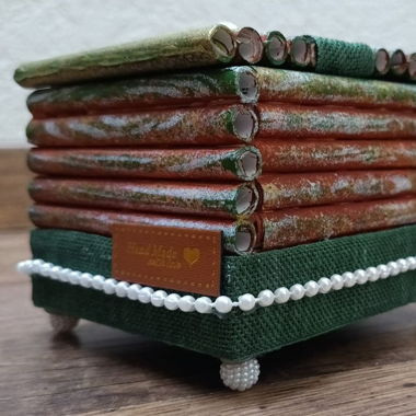 Boîte décorative « Perles »