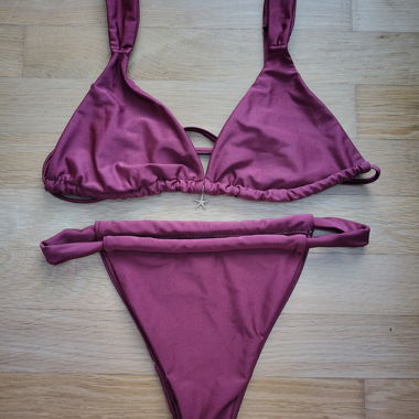 Set bikini bordeaux Taglia L