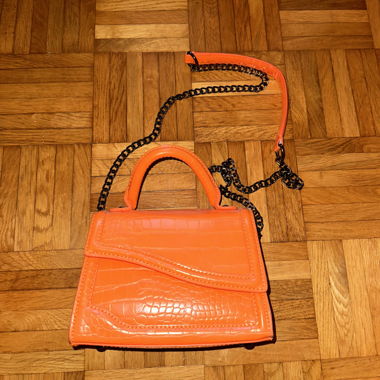 Orange Zara bag