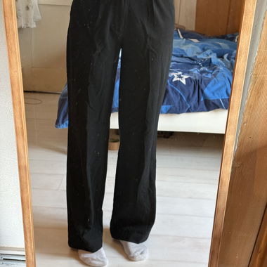 Pantaloni in tessuto - nero