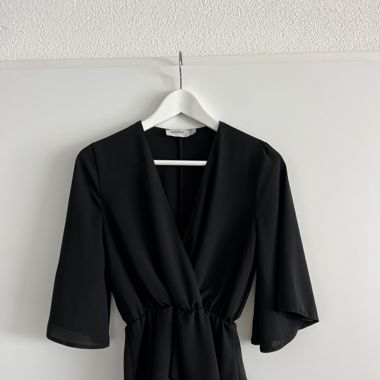 Schwarze Bluse, Grösse 34/36