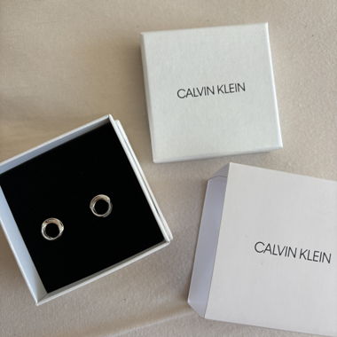 Orecchini a bottone Calvin Klein