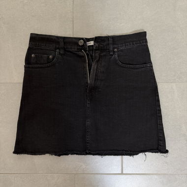 Schwarzer Jeansrock von Brandy Melville