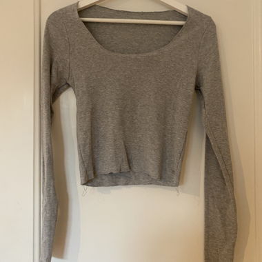 Longsleeve grigio