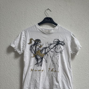 Muay Thai T-Shirt Weiss