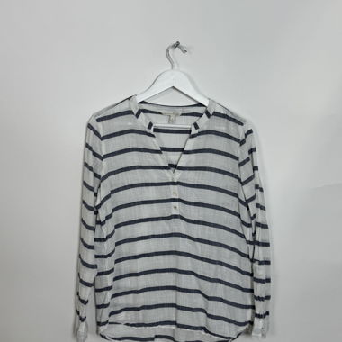 Striped Cotton Blouse