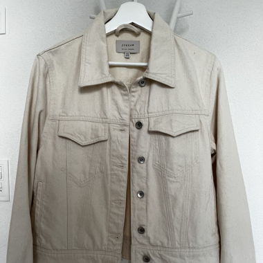 Jigsaw cream denim jacket 