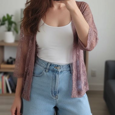 Knit blouse