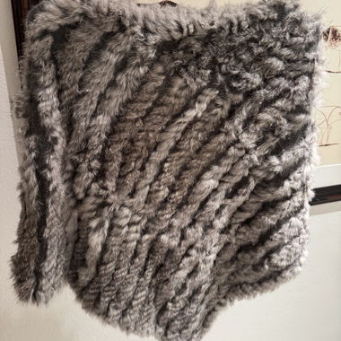Real Fur Poncho