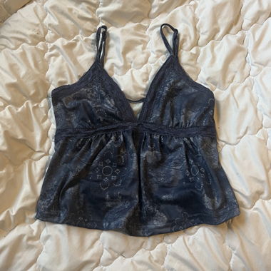 Haut d'été bleu
