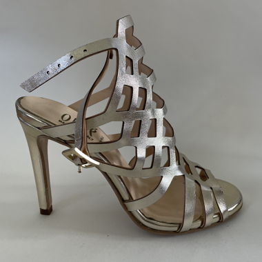 Golden High Heel Sandals