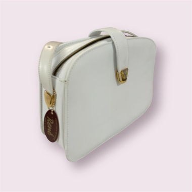 Borsa tracolla René bianca