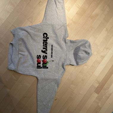 Hoodie Cherry Soul gris