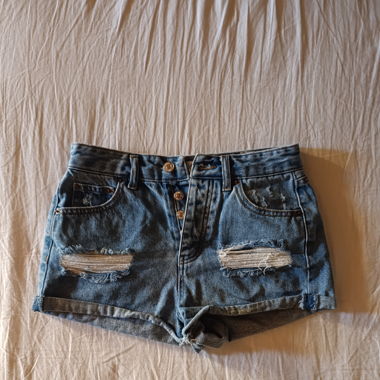 Denim shorts