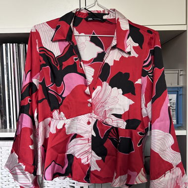 Blouse fleurie ZARA