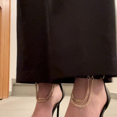 High Heels mit schmalen Absatz