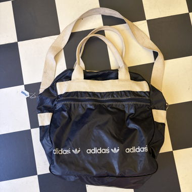 Vintage Adidas sports bag blue