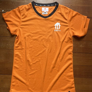 T-shirt orange EAT.ch