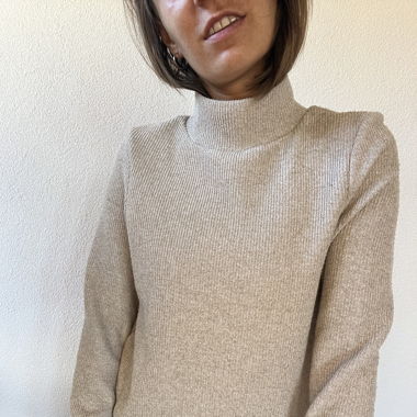 beiger pullover gr xs