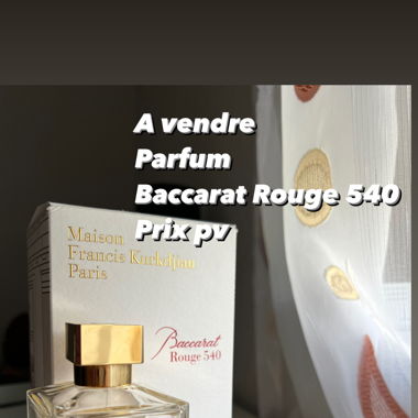 francis kurkdjian baccarat rouge 540