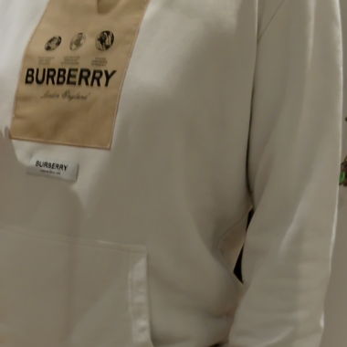 Burberry Hoodie weiss