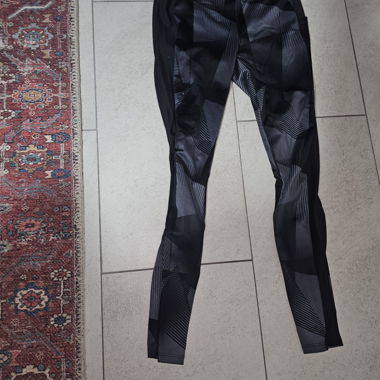 Sportleggings schwarz-grau