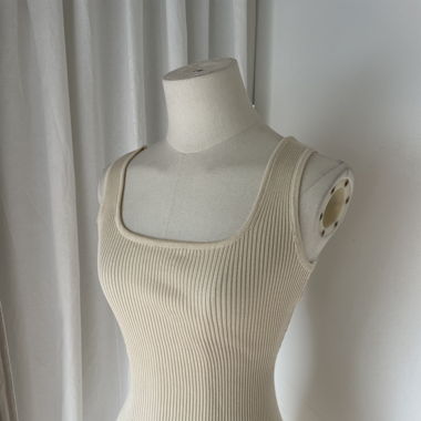 Basic Cream Dress