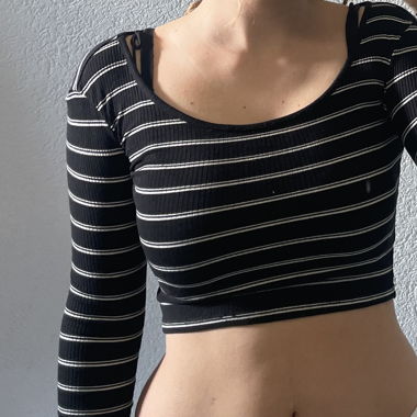 Gestreiftes Top 