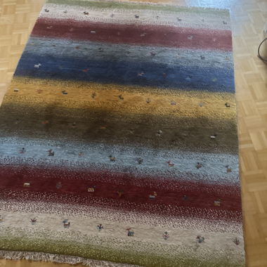 2x150 Tappeto persiano Gabbeh Qashqai, colore naturale
