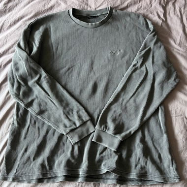 LFDY long sleeve grigio a coste