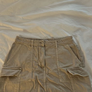 Gonna cargo beige
