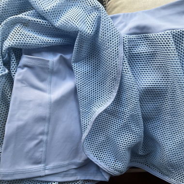 Tennisrock Mesh mit innen Shorts